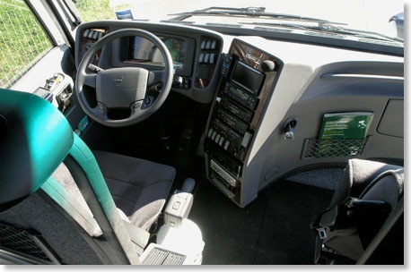 Il cockpit del Volvo